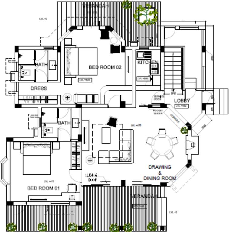 Leisure Group The Riverview Retreat (4BHK+4T (3,600 sq ft) 3600 sq ft)