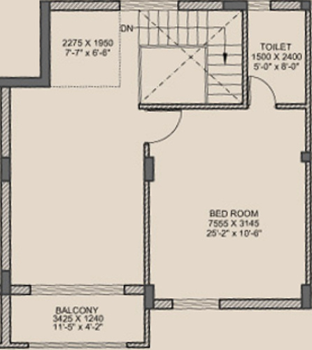 Remus Postcard Portico Apartments (3BHK+3T (2,073 sq ft) 2073 sq ft)