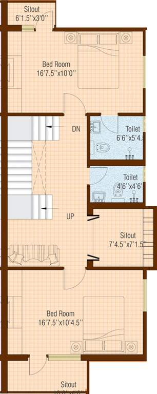 Rajarathnam Cashlin (3BHK+3T (1,670 sq ft) 1670 sq ft)