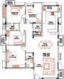 Kanya Homes Srishti (3BHK+3T (2,034 sq ft)   Study Room 2034 sq ft)
