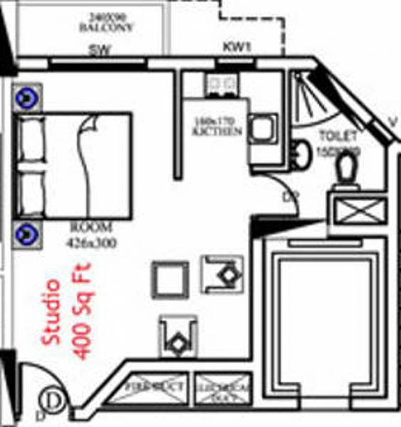 Shwas Tricore 22 (1BHK+1T (400 sq ft) 400 sq ft) Shwas Tricore 22 (1BHK+1T (400 sq ft) 400 sq ft)