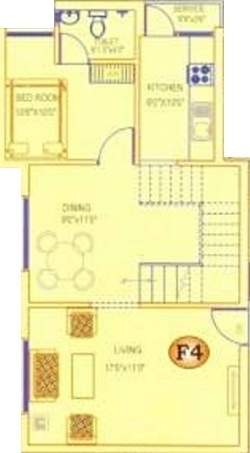 Avenue Ravi Villa (3BHK+3T (1,635 sq ft) 1635 sq ft)