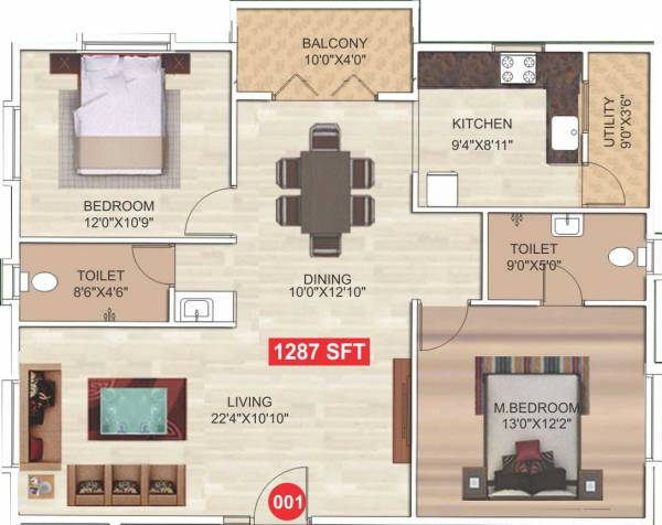 Siddhi Sri Developers Sweta Residency (2BHK+2T (1,287 sq ft) 1287 sq ft) Siddhi Sri Developers Sweta Residency (2BHK+2T (1,287 sq ft) 1287 sq ft)
