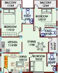 Mahaveer Tuscan (3BHK+3T (1,370 sq ft) 1370 sq ft) Mahaveer Tuscan (3BHK+3T (1,370 sq ft) 1370 sq ft)