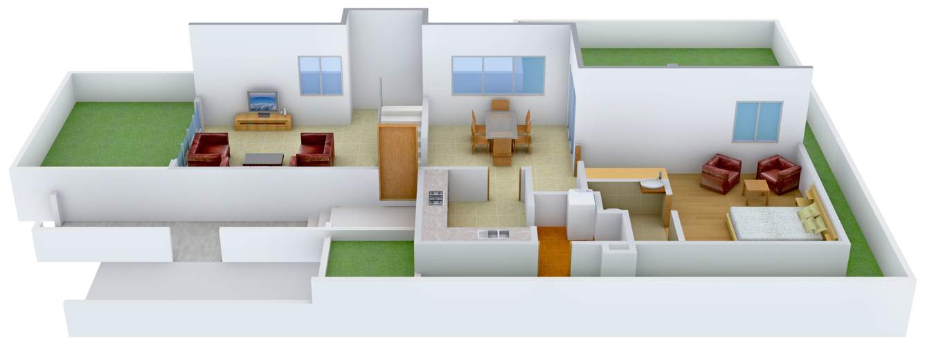 Manjooran Riverine (3BHK+3T (2,427 sq ft) 2427 sq ft)