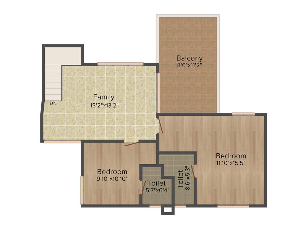 Manjooran Riverine (3BHK+3T (2,427 sq ft) 2427 sq ft)