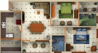 Sun Royal (2BHK+2T (977 sq ft) 977 sq ft)