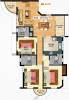 Sun Elite (3BHK+3T (1,376 sq ft) 1376 sq ft)