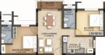 Highness Twin Courtz (2BHK+2T (1,127 sq ft) 1127 sq ft)