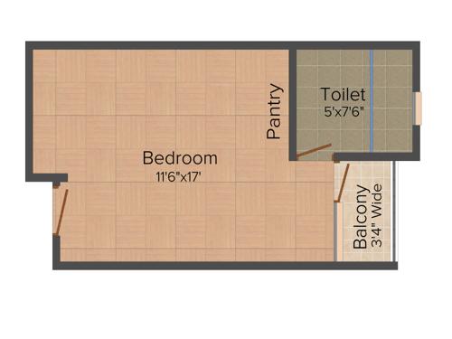 Hero Holiday Homes (1BHK+1T (365 sq ft) 365 sq ft) Hero Holiday Homes (1BHK+1T (365 sq ft) 365 sq ft)