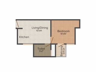 Hero Holiday Homes (1BHK+1T (485 sq ft) 485 sq ft) Hero Holiday Homes (1BHK+1T (485 sq ft) 485 sq ft)