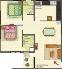 Sun Elegance (2BHK+2T (1,033 sq ft) 1033 sq ft) Sun Elegance (2BHK+2T (1,033 sq ft) 1033 sq ft)