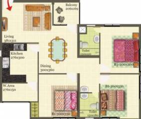 Sun Elegance (3BHK+2T (1,199 sq ft) 1199 sq ft) Sun Elegance (3BHK+2T (1,199 sq ft) 1199 sq ft)