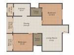 Manav Silver Springs (2BHK+2T (1,213 sq ft) 1213 sq ft)