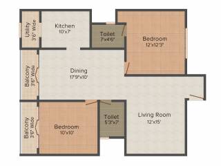 Manav Silver Springs (2BHK+2T (1,213 sq ft) 1213 sq ft) Manav Silver Springs (2BHK+2T (1,213 sq ft) 1213 sq ft)