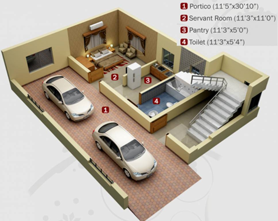 Basera Uphar (4BHK+4T (2,050 sq ft) 2050 sq ft)