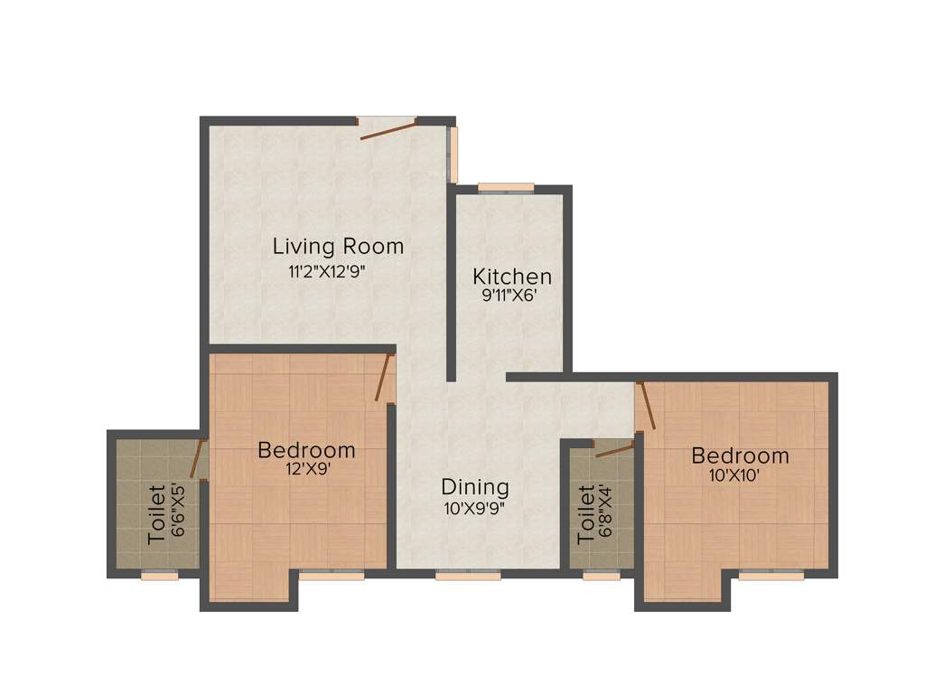 Naagai Sri Sai Homes (2BHK+2T (896 sq ft) 896 sq ft)