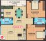 BM Rose Wood (2BHK+2T (1,140 sq ft) 1140 sq ft)
