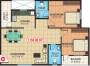 BM Rose Wood (2BHK+2T (1,150 sq ft) 1150 sq ft)