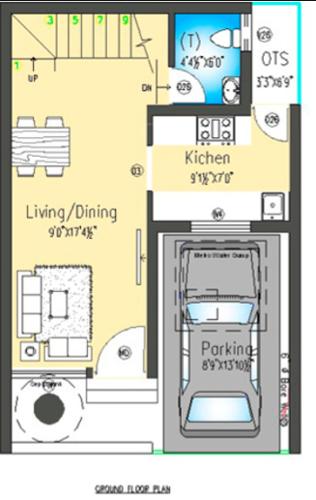 Ground Floor Plan habitat Floor Plan Ground Floor Plan