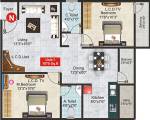 Shivaganga Galaxy (2BHK+2T (1,070 sq ft) 1070 sq ft)