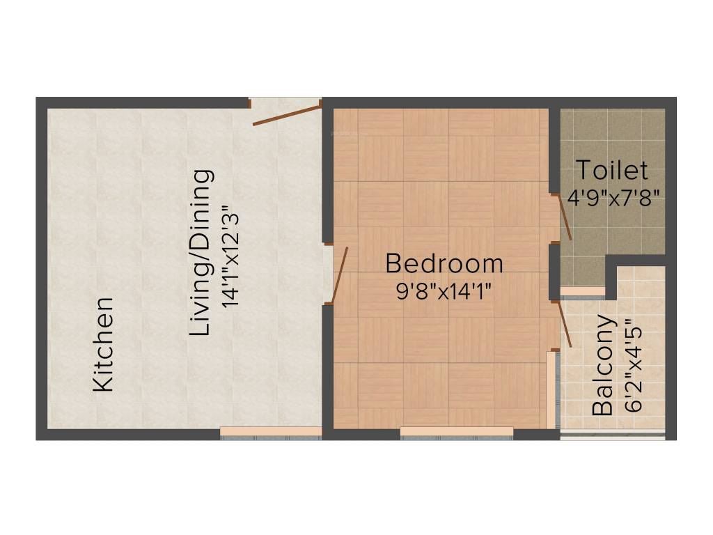 Asset Darshan (1BHK+1T (580 sq ft) 580 sq ft)
