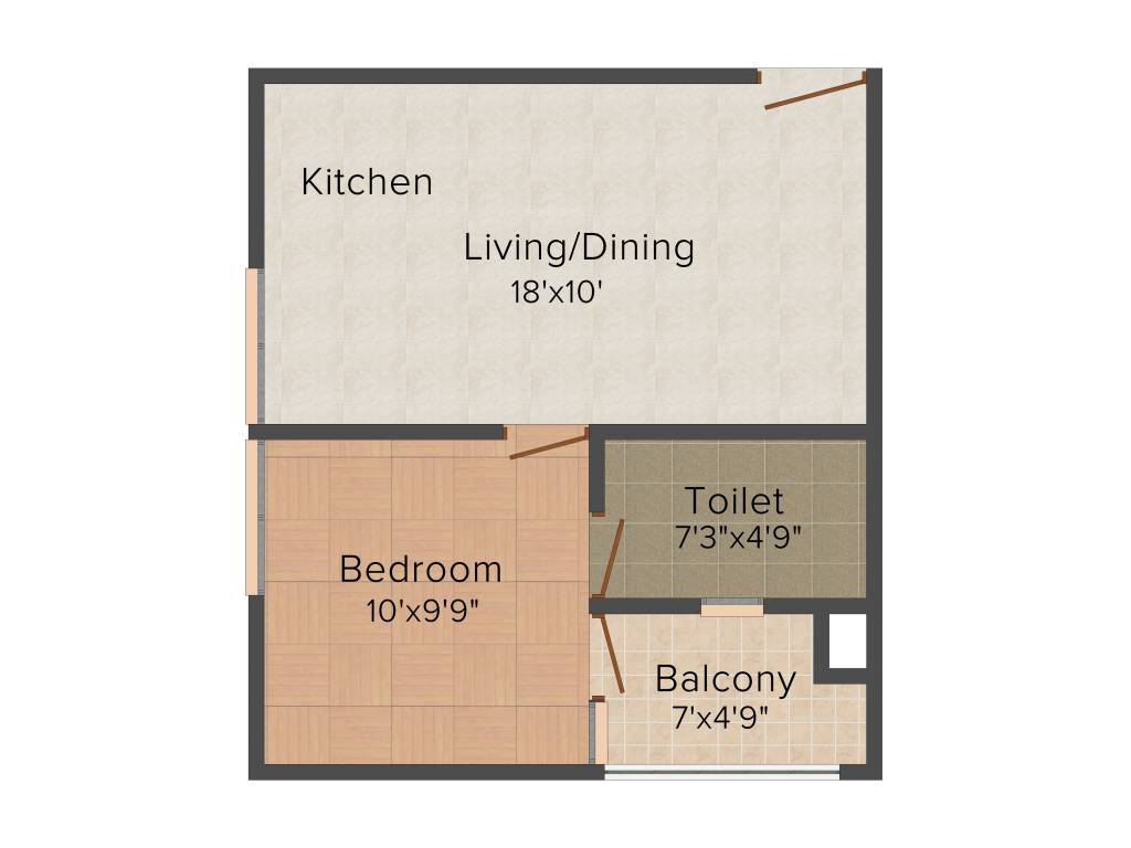 Asset Darshan (1BHK+1T (555 sq ft) 555 sq ft)