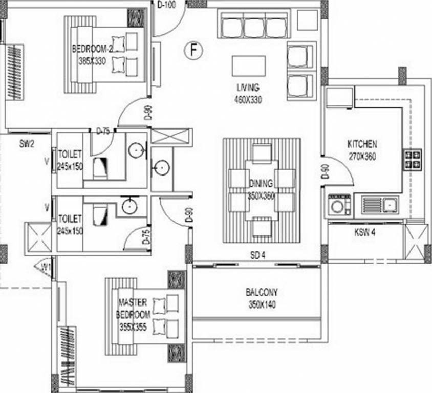 Asset Hillcrest (2BHK+2T (1,150 sq ft) 1150 sq ft) Asset Hillcrest (2BHK+2T (1,150 sq ft) 1150 sq ft)