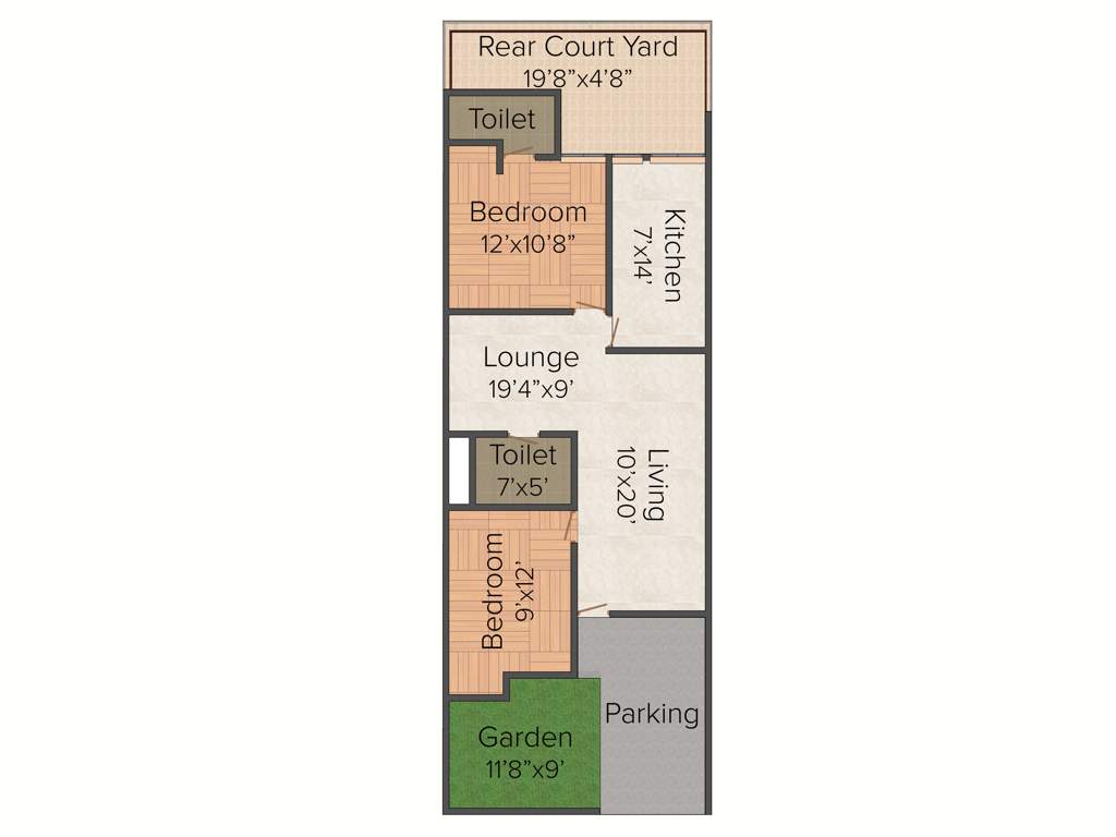 Satya Malwa Jewels (2BHK+2T (926 sq ft) 926 sq ft)