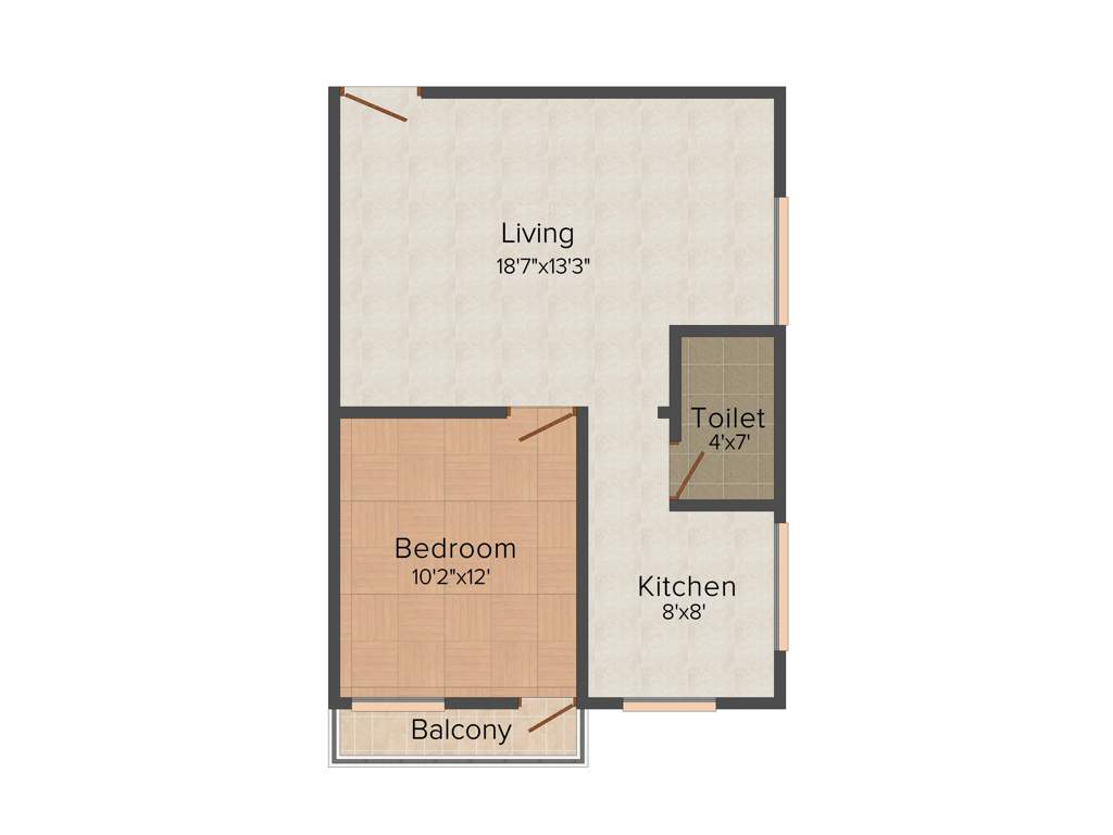 ASK Sri Parvathi Homes (1BHK+1T (677 sq ft) 677 sq ft)