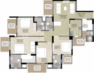 Satya Luxury Residential (4BHK+4T (2,516 sq ft) Servant Room 2516 sq ft) Satya Luxury Residential (4BHK+4T (2,516 sq ft) Servant Room 2516 sq ft)