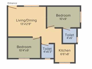 Guru Sri Mayoora (2BHK+2T (690 sq ft) 690 sq ft) Guru Sri Mayoora (2BHK+2T (690 sq ft) 690 sq ft)