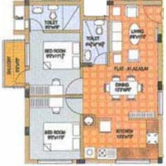 Copco Tamara Terrace (2BHK+2T (855 sq ft) 855 sq ft)
