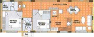 Copco Tamara Terrace (2BHK+2T (934 sq ft) 934 sq ft)