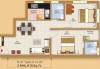 Aroma Pinaki (2BHK+2T (810 sq ft) 810 sq ft)