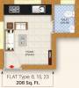 Aroma Pinaki (1BHK+1T (206 sq ft) 206 sq ft)
