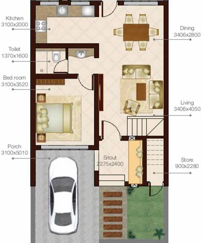 Prominare Orchid Villas (3BHK+3T (1,619 sq ft) 1619 sq ft)