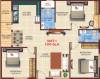 SV INFRA Jasmine (3BHK+2T (1,305 sq ft) 1305 sq ft)