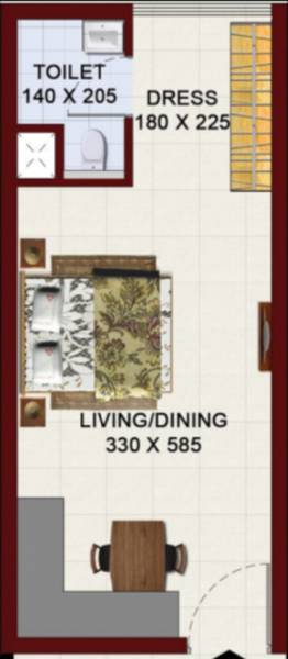 Nakshatra Topaz Garden (1BHK+1T (445 sq ft) 445 sq ft) Nakshatra Topaz Garden (1BHK+1T (445 sq ft) 445 sq ft)