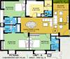 Veegaland Petunia And Begonia (3BHK+3T (1,630 sq ft) 1630 sq ft)