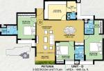 Veegaland Petunia And Begonia (3BHK+3T (1,660 sq ft) 1660 sq ft) Veegaland Petunia And Begonia (3BHK+3T (1,660 sq ft) 1660 sq ft)