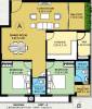 Veegaland Petunia And Begonia (2BHK+2T (1,280 sq ft) 1280 sq ft)