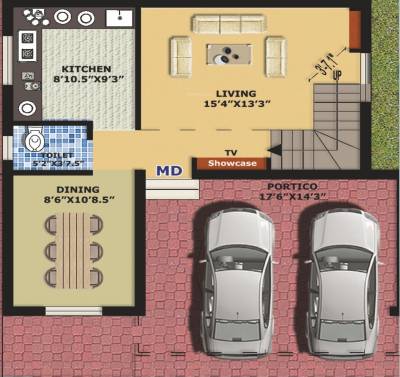 Universal Villas (3BHK+4T (2,319 sq ft) 2319 sq ft) Universal Villas (3BHK+4T (2,319 sq ft) 2319 sq ft)