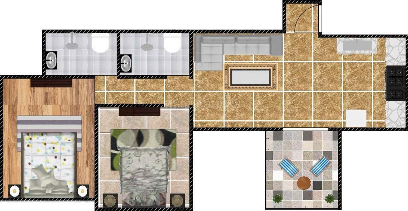 Windsor Windsor County (2BHK+2T (867 sq ft) 867 sq ft)