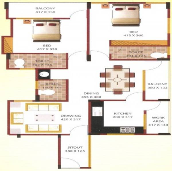 Alukkas Builders and Developers Nest (2BHK+3T (1,561 sq ft) 1561 sq ft) Alukkas Builders and Developers Nest (2BHK+3T (1,561 sq ft) 1561 sq ft)