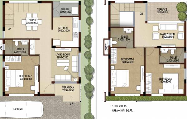 Nucleus Aura Villa (3BHK+3T (1,671 sq ft) 1671 sq ft) Nucleus Aura Villa (3BHK+3T (1,671 sq ft) 1671 sq ft)