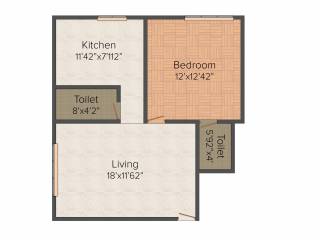 Sunpark Shreyas (1BHK+2T (767 sq ft) 767 sq ft) Sunpark Shreyas (1BHK+2T (767 sq ft) 767 sq ft)
