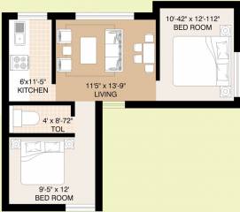 Sunpark Shreyas (2BHK+1T (812 sq ft) 812 sq ft) Sunpark Shreyas (2BHK+1T (812 sq ft) 812 sq ft)