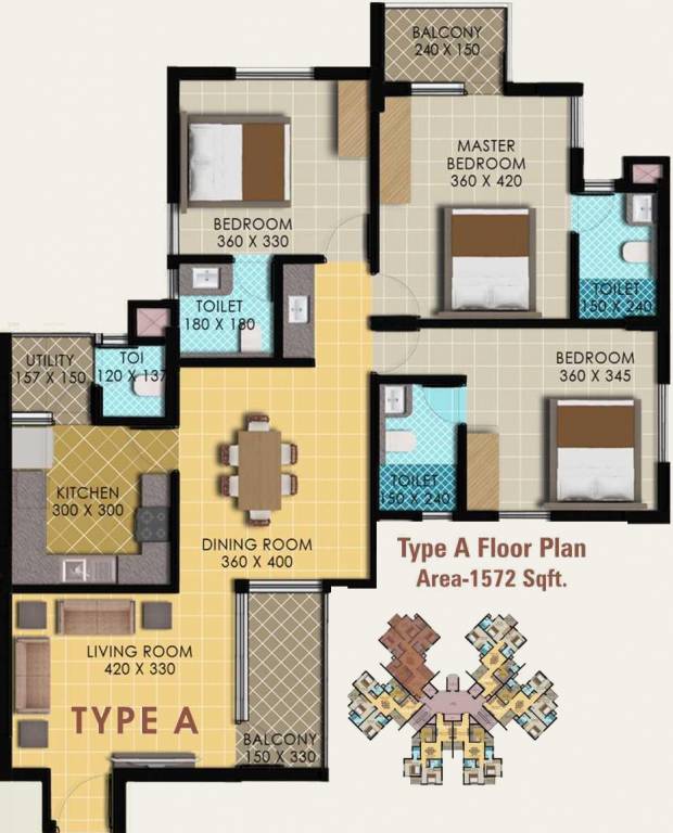 National Treedom Park (3BHK+4T (1,572 sq ft) 1572 sq ft) National Treedom Park (3BHK+4T (1,572 sq ft) 1572 sq ft)