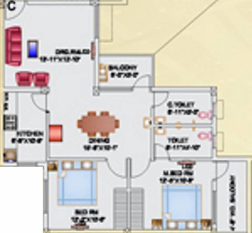 Neelanchal Mahalaxmi Niwas (2BHK+2T (1,254 sq ft) 1254 sq ft) Neelanchal Mahalaxmi Niwas (2BHK+2T (1,254 sq ft) 1254 sq ft)